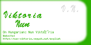 viktoria nun business card